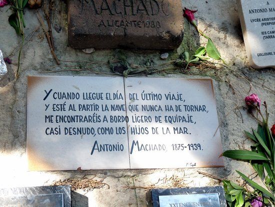 El último verso de Antonio Machado